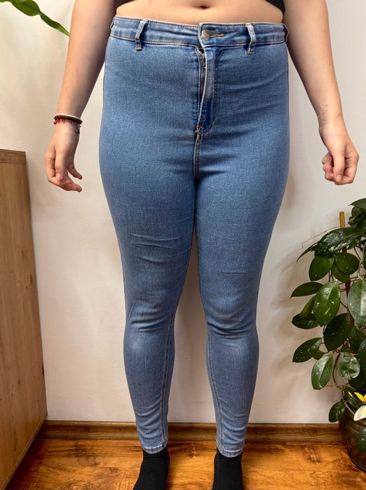 Spodnie jeansowe skinny jeansy elastyczne jeans stretch Cropp 42 XL