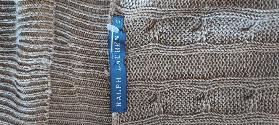 Ralph Lauren s piękny lniana swetr