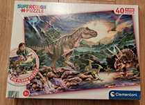 Puzzle dinozaury 3+