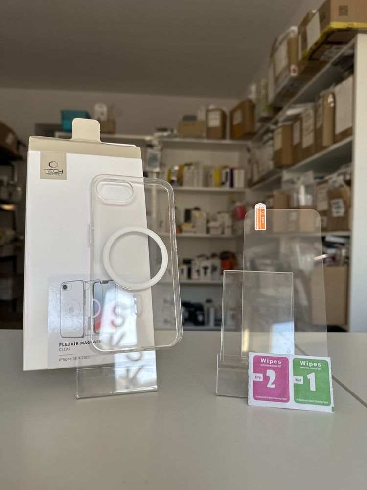 Etui magSafe + SZKŁO hartowane do iphone 16e