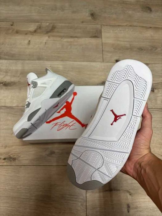 Jordan_4_Retro_White_Oreo Biegania / Roz.42