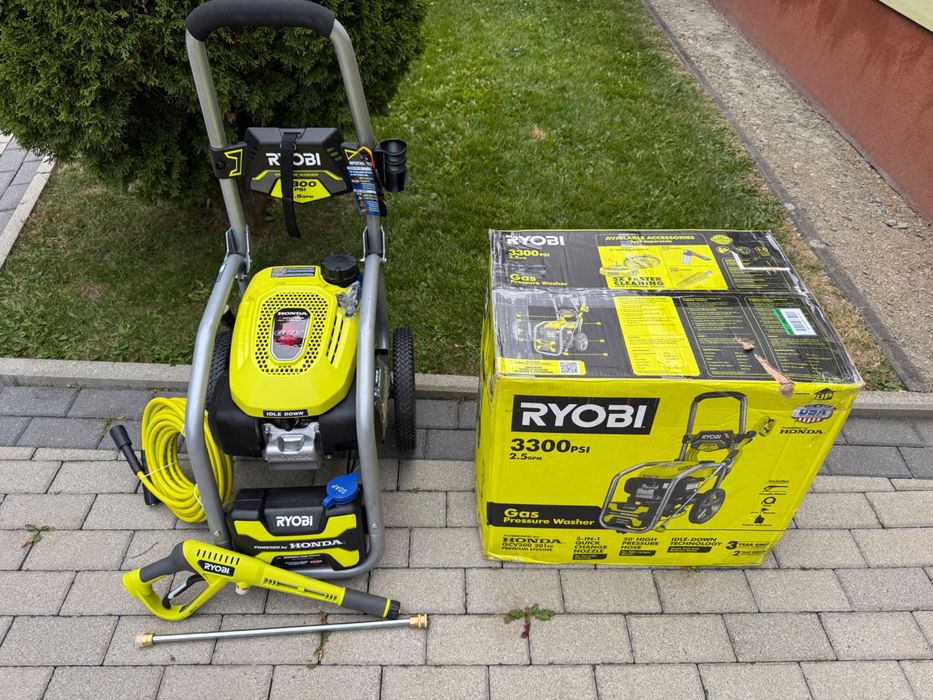 Ryobi honda myjka ciśnieniowa 3300psi/230bar