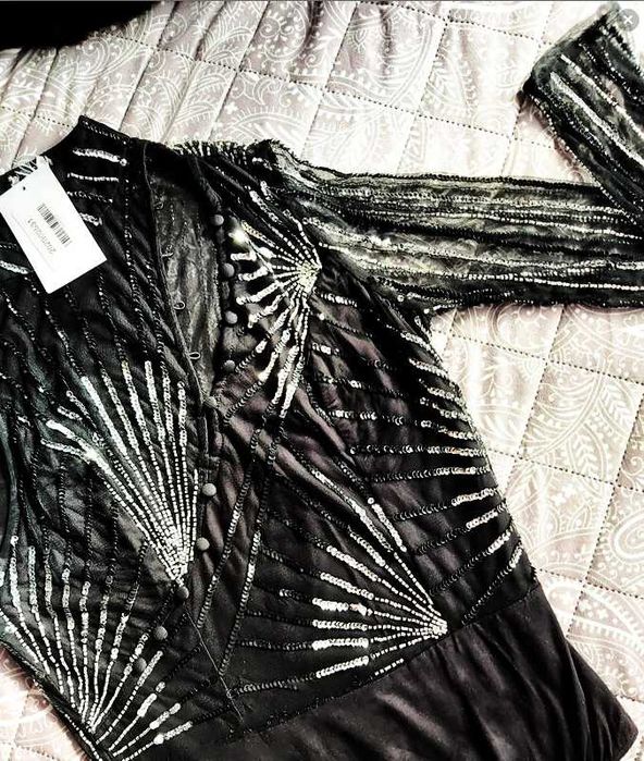 Nowe! PREMIUM ody czarno białe 42 Wyprzedaż! Sylwester