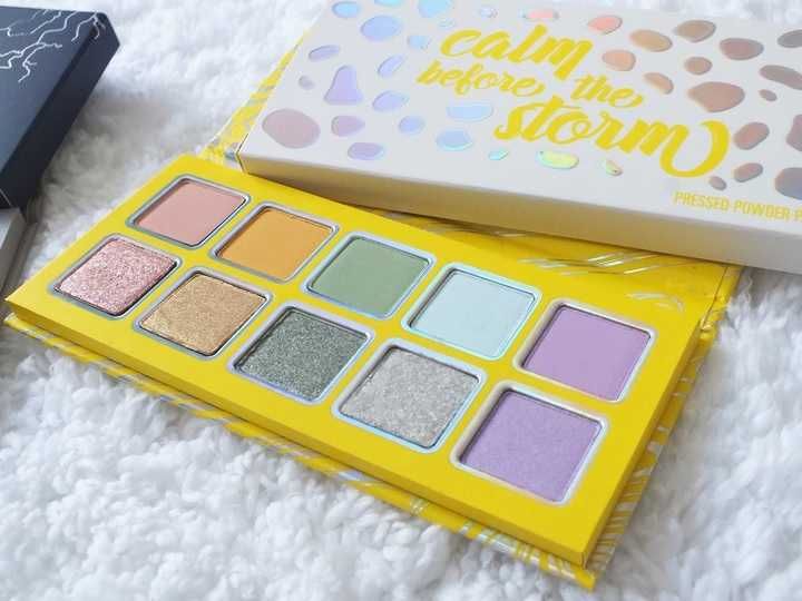 Подарунковий набір косметики Кайлі синій, Набір тіней для очей