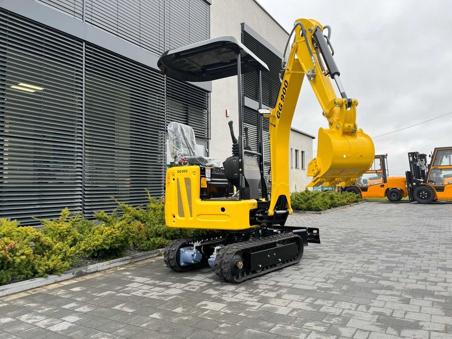 Nowa minikoparka Gunter Grossmann GG900. Silnik Kubota