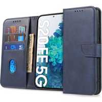 Etui Book Wallet Granatowe do Samsung Galaxy S20 FE + Szkło