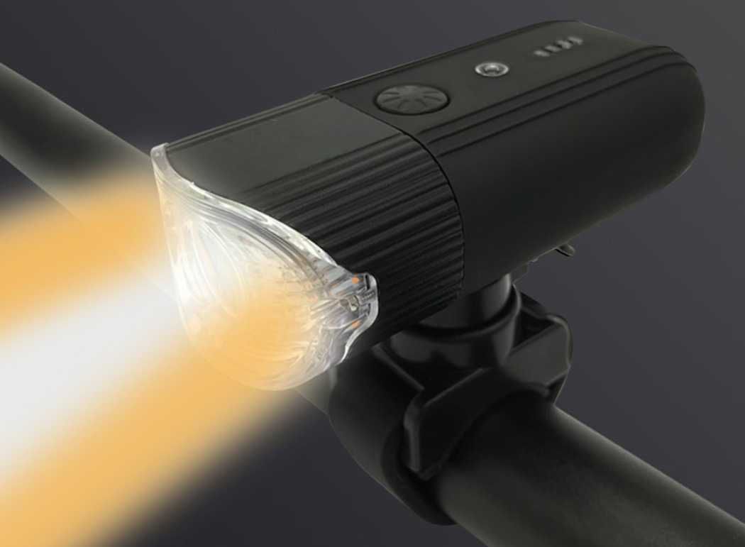 Inteligentne rowerowe światło lampka LED rowerowa latarka USB