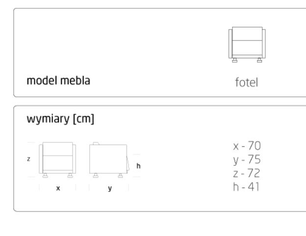 2 fotele skórzane IKER FLAMING