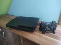 Konsola ps3 Slim, HDD 320gb, pad, przewód. Stan bdb.