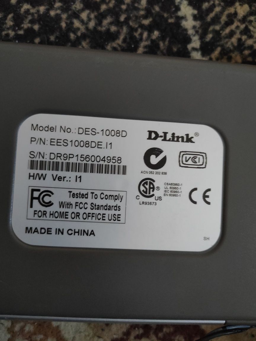 D-link 1008D rozgałęziacz Interu