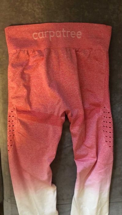 Legginsy Carpatree Phase Ombre różowo-białe