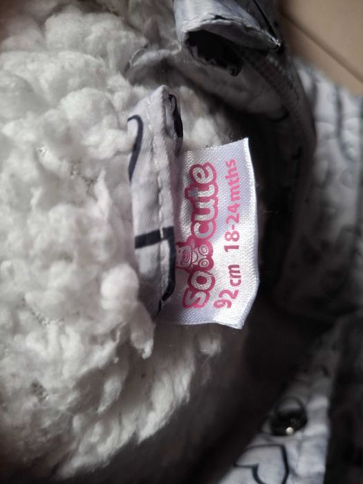 Kurtka zimowa dla dziewczynki - Bardzo ciepła 92 Pepco