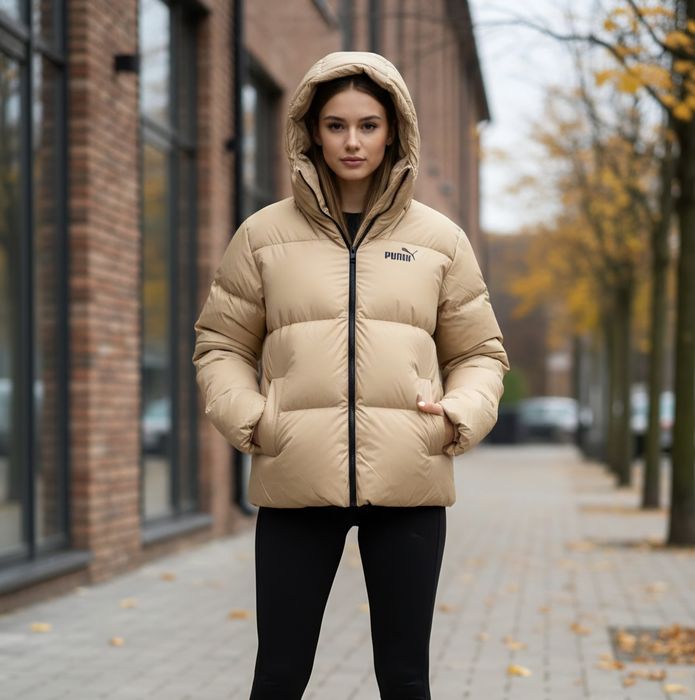 США Зимові жіночі пуховики Puma Hooded Ultra Down Puffer Оригінал XS-M