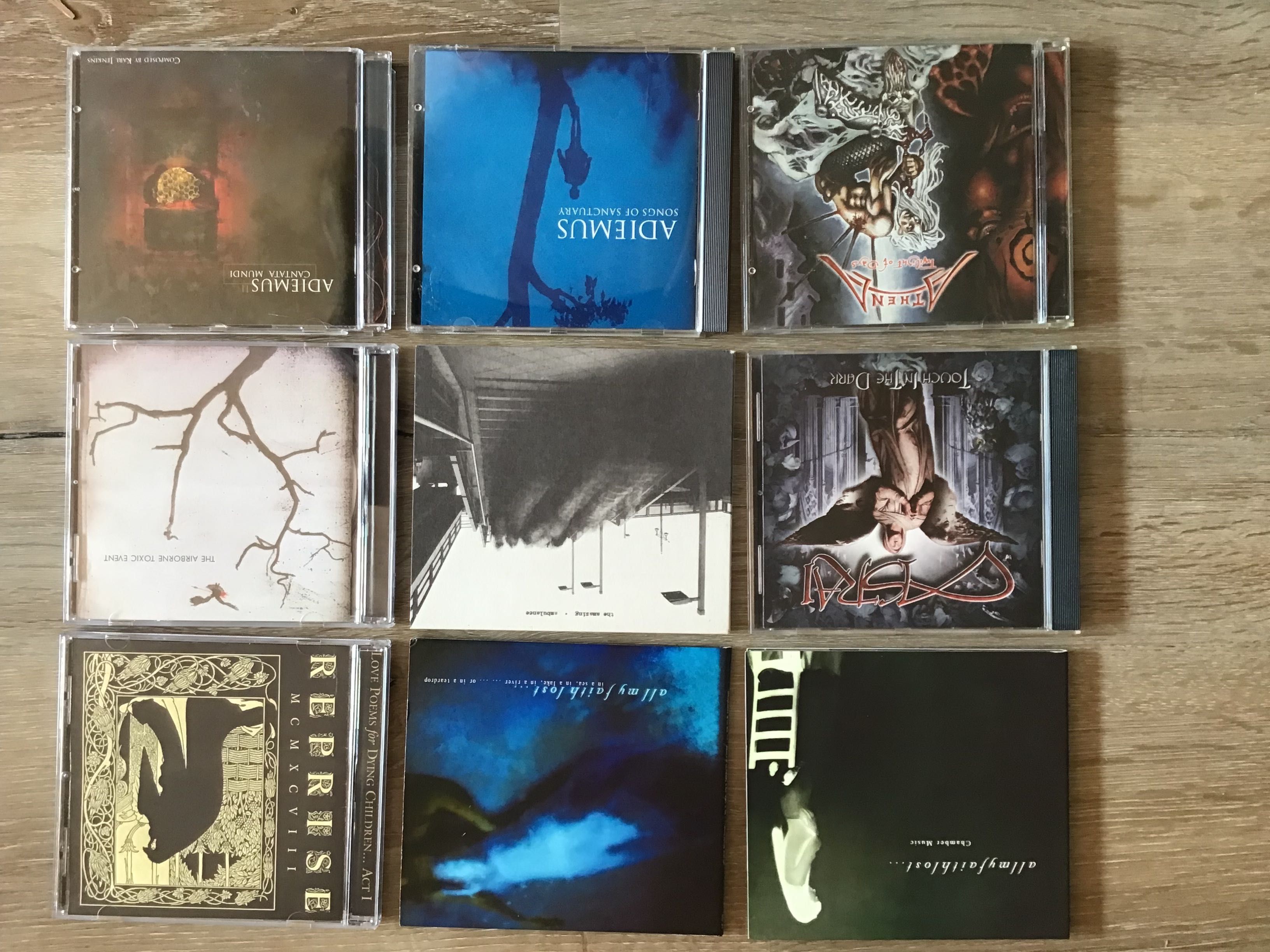 CDs vários metal rock pop letra A 2€ Actualizada