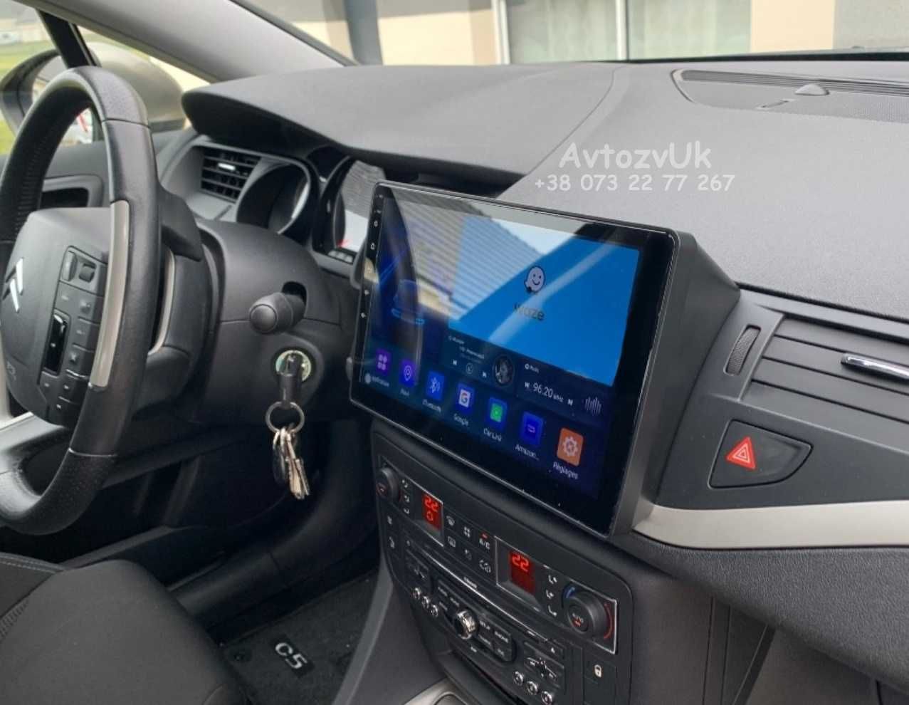 Магнитола C5 Citroen C 5 С5 Ситроен С 5 GPS 2 дин CarPlay Android 14
