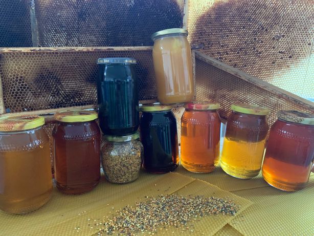 Miód Hurt słoik 0,9 1.2KG pszczoły rodziny pasieka odkłady Matki