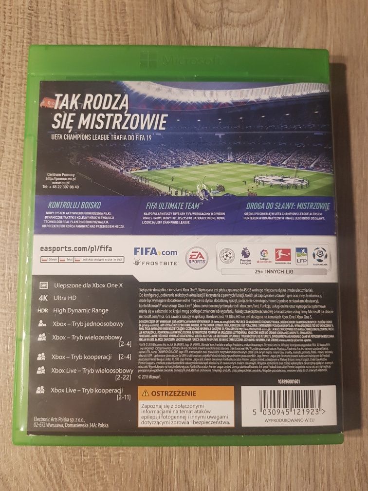 Gra FIFA 19 XBOX One