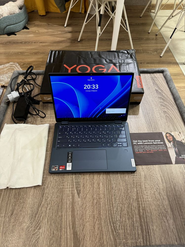 Ноутбук lenovo yoga 6 13abr8 ryzen 5 win11 ( open box, new)