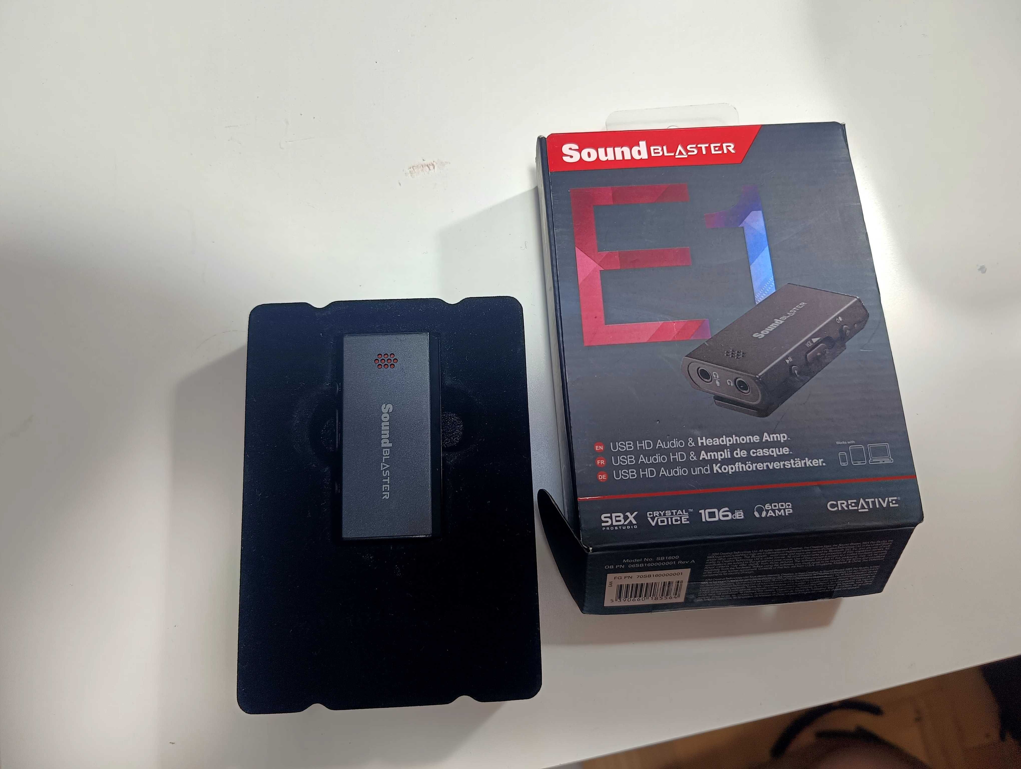 Wzmacniacz słuchawkowy Creative Soundblaster E1