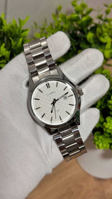 Годинник Casio MTP VD03b white | часы наручные 1183 | A159 | 1302