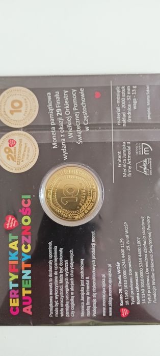 Moneta 29 finał Wośp