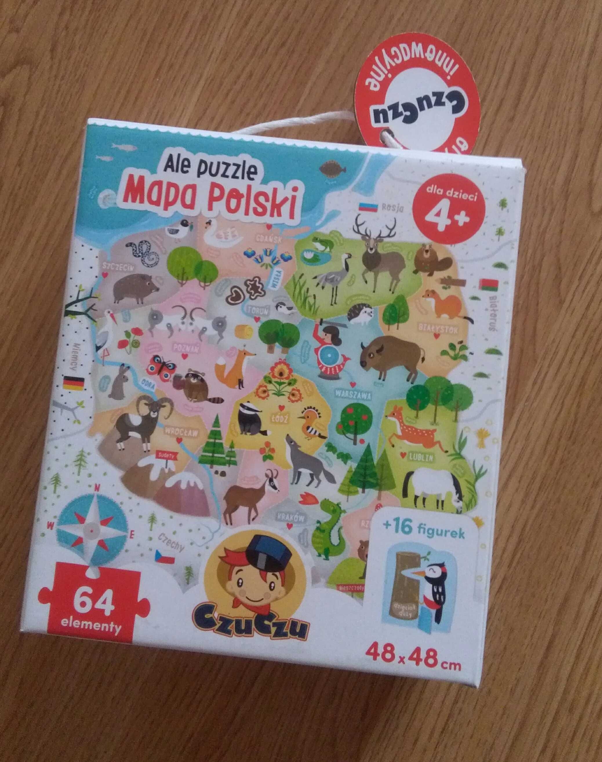 Puzzle czuczu mapa polski