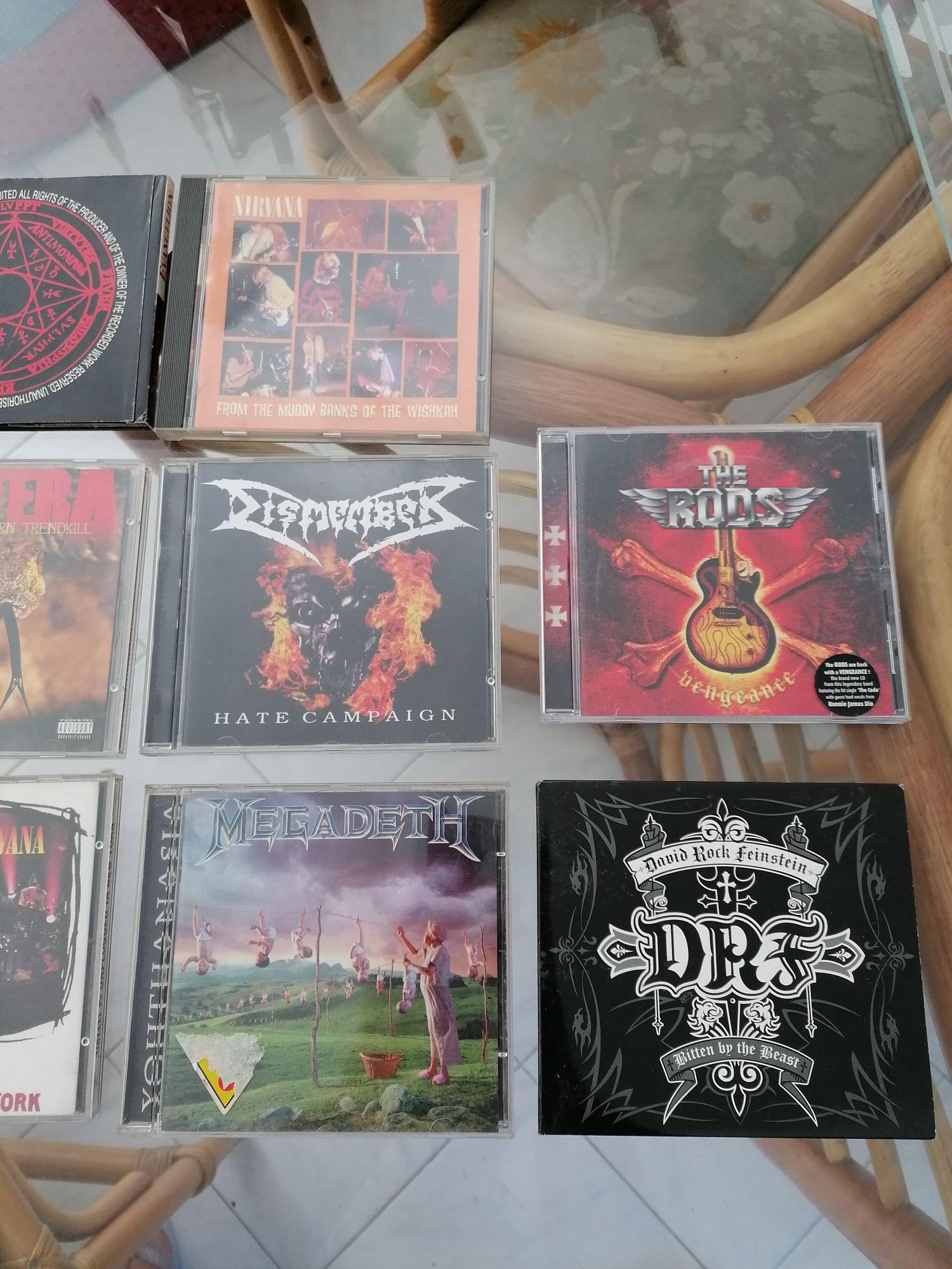 CDs variados rock metal