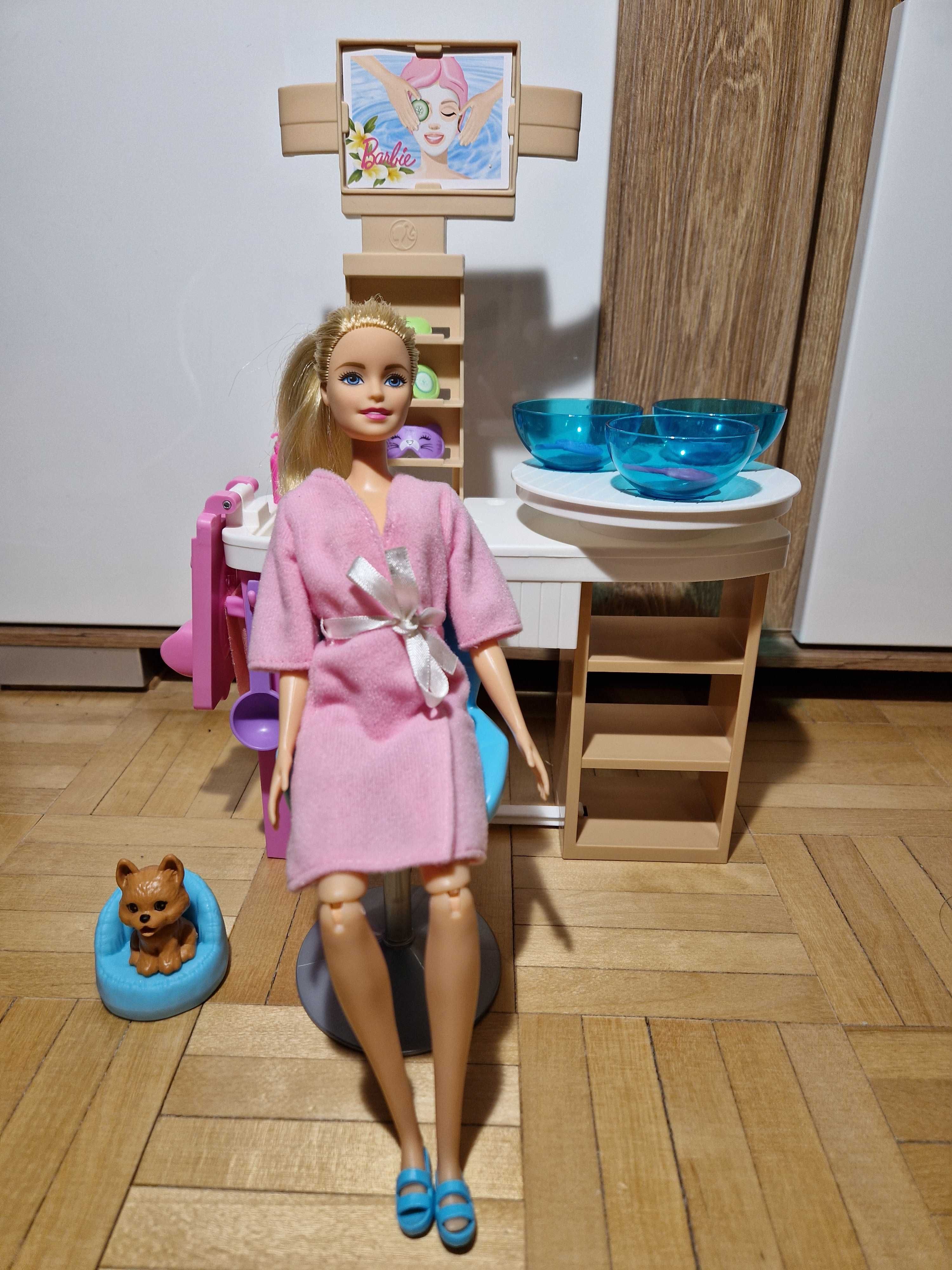 Lalka Barbie, salon SPA