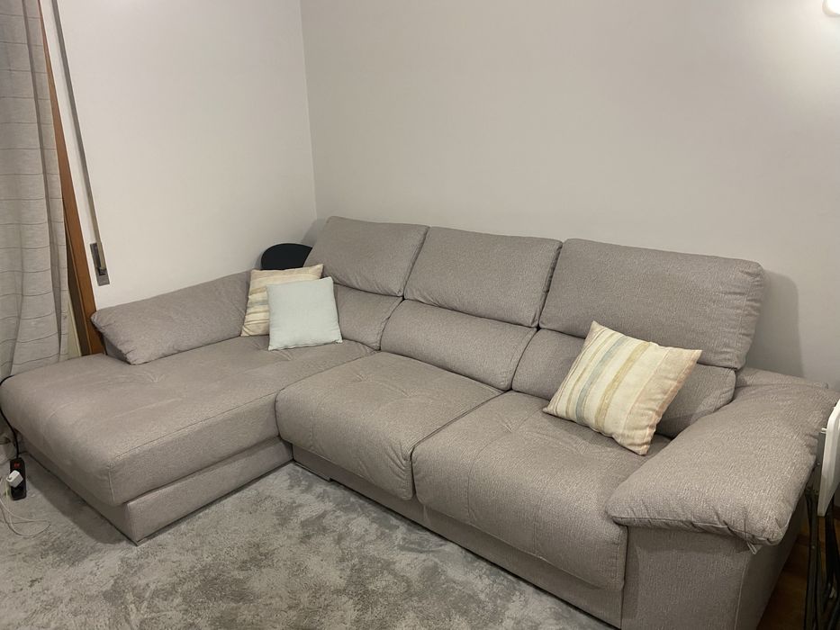 Sofá Chaise Longue 3 lugares