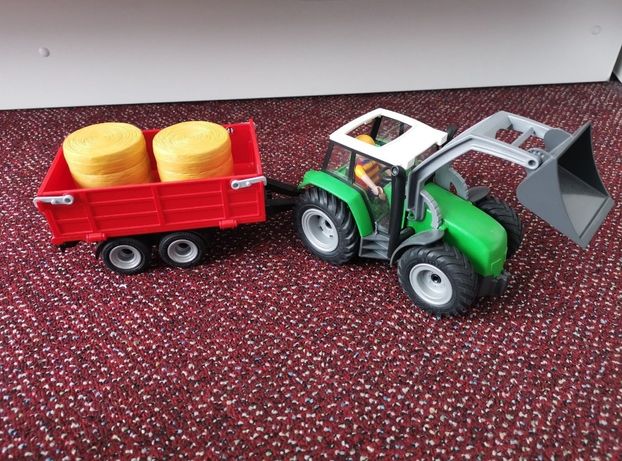 Traktor z przyczepą Playmobil 6130 klocki