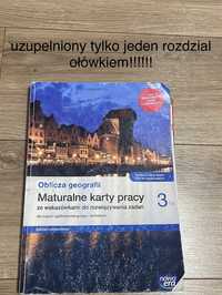 Oblicza geografii karta pracy klasa 3 liceum