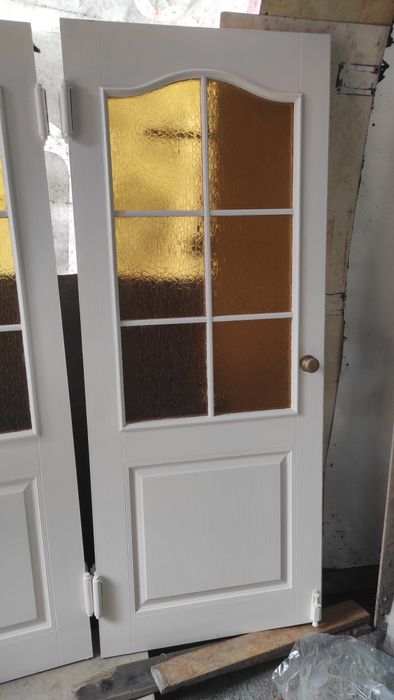 Drzwi dwuskrzydłowe drewniane odnowione