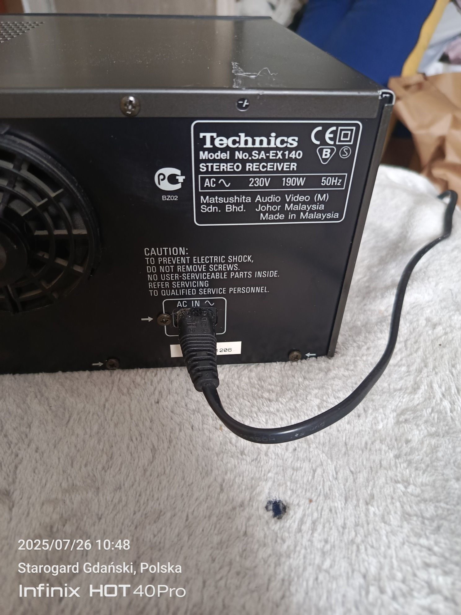 Technics amplituner