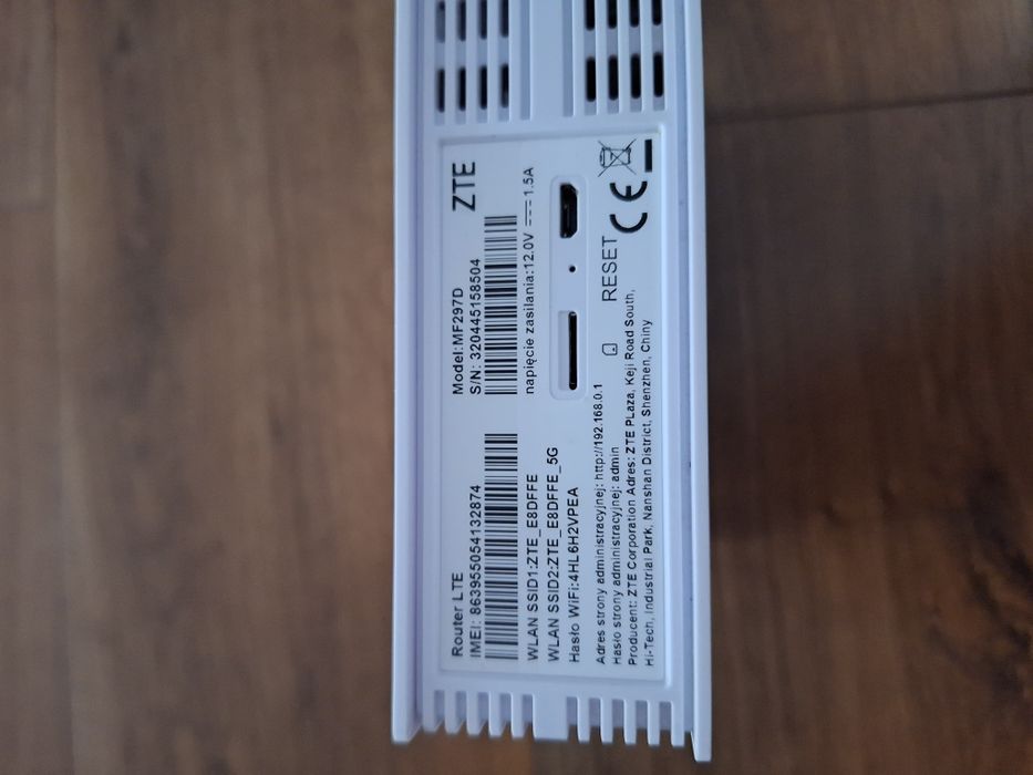 Router LTE - ZTE MF297D