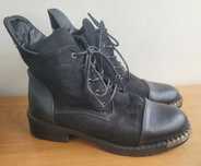 Czarne botki r. 40