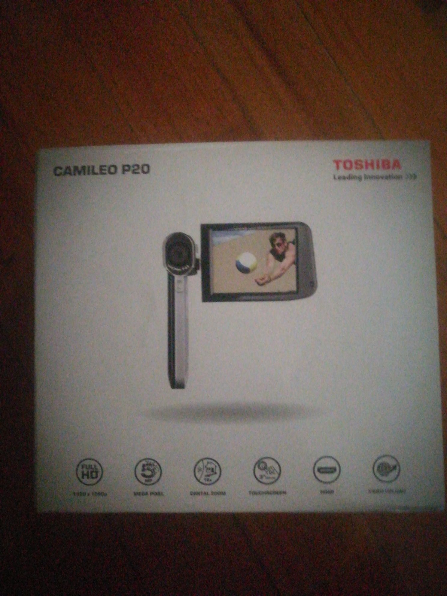 Câmara de filmar Mini Toshiba Camileo P20