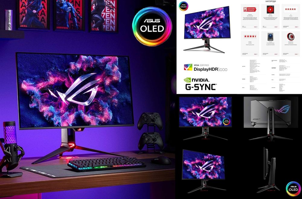 ‼️Monitor 31.5" ASUS ROG Swift QD-OLED PG32UCDM