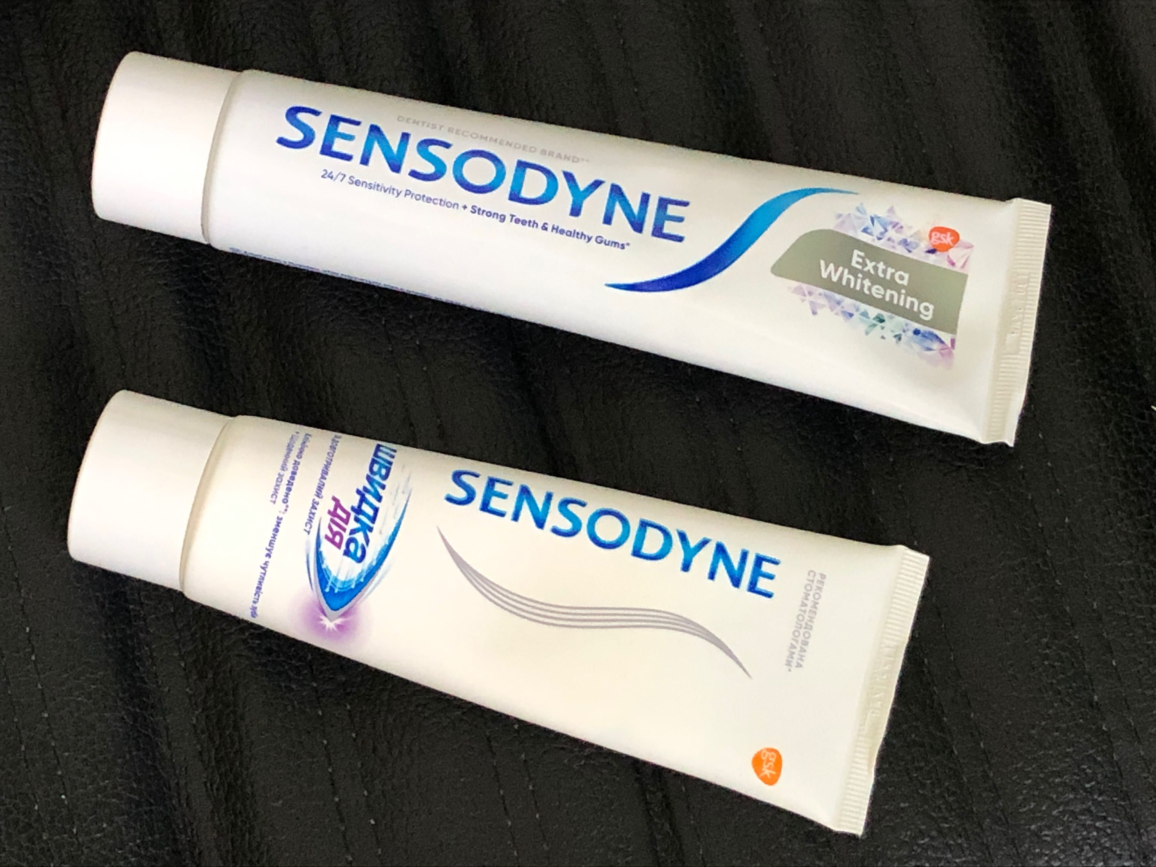 Нова зубна паста Sensodyne 100 мл + 75 мл