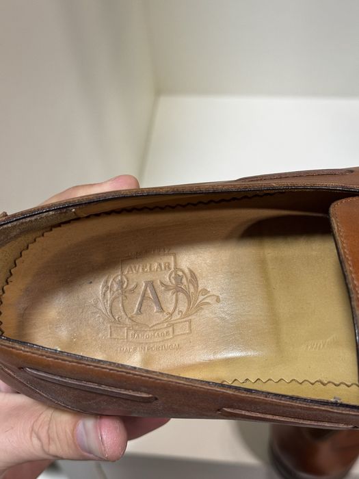 Лоферы мужские с кисточками кожа