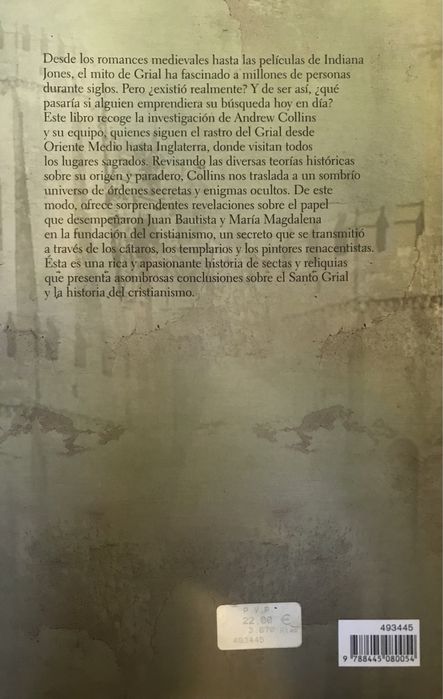 O Santo Gral livro em castelhano / espanhol