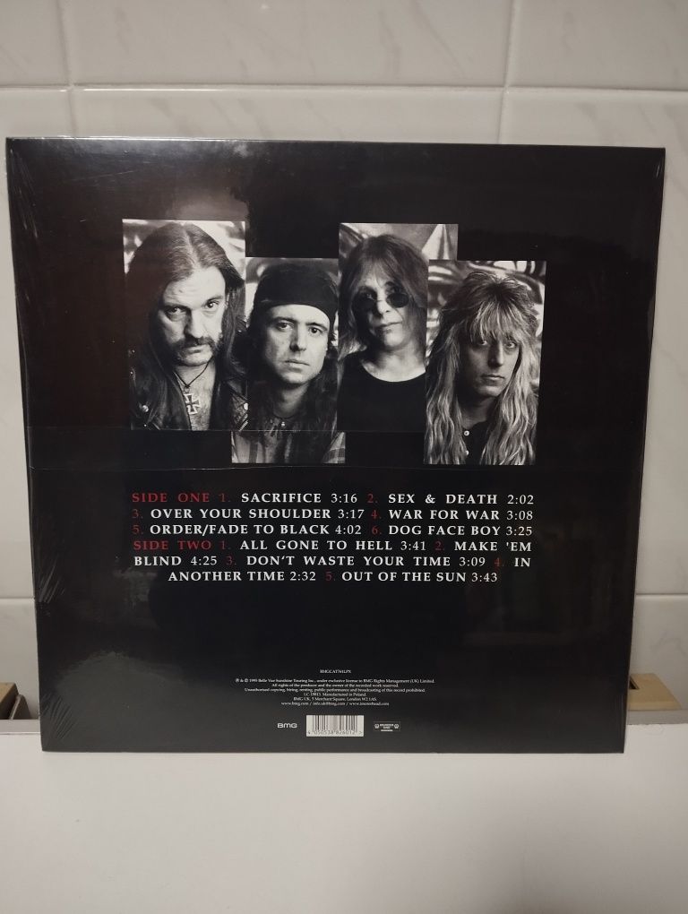 Motorhead - Sacrifice LP Vinil Laranja Novo