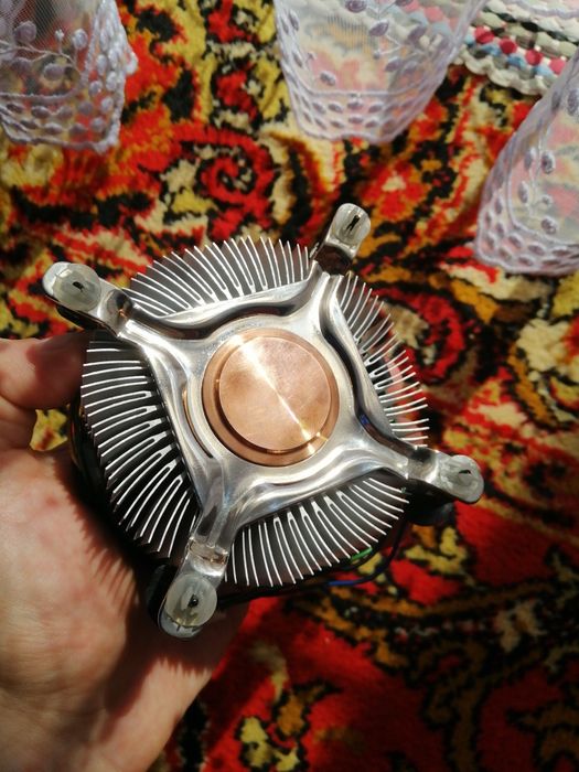Кулер Intel высокий медный 775 socket