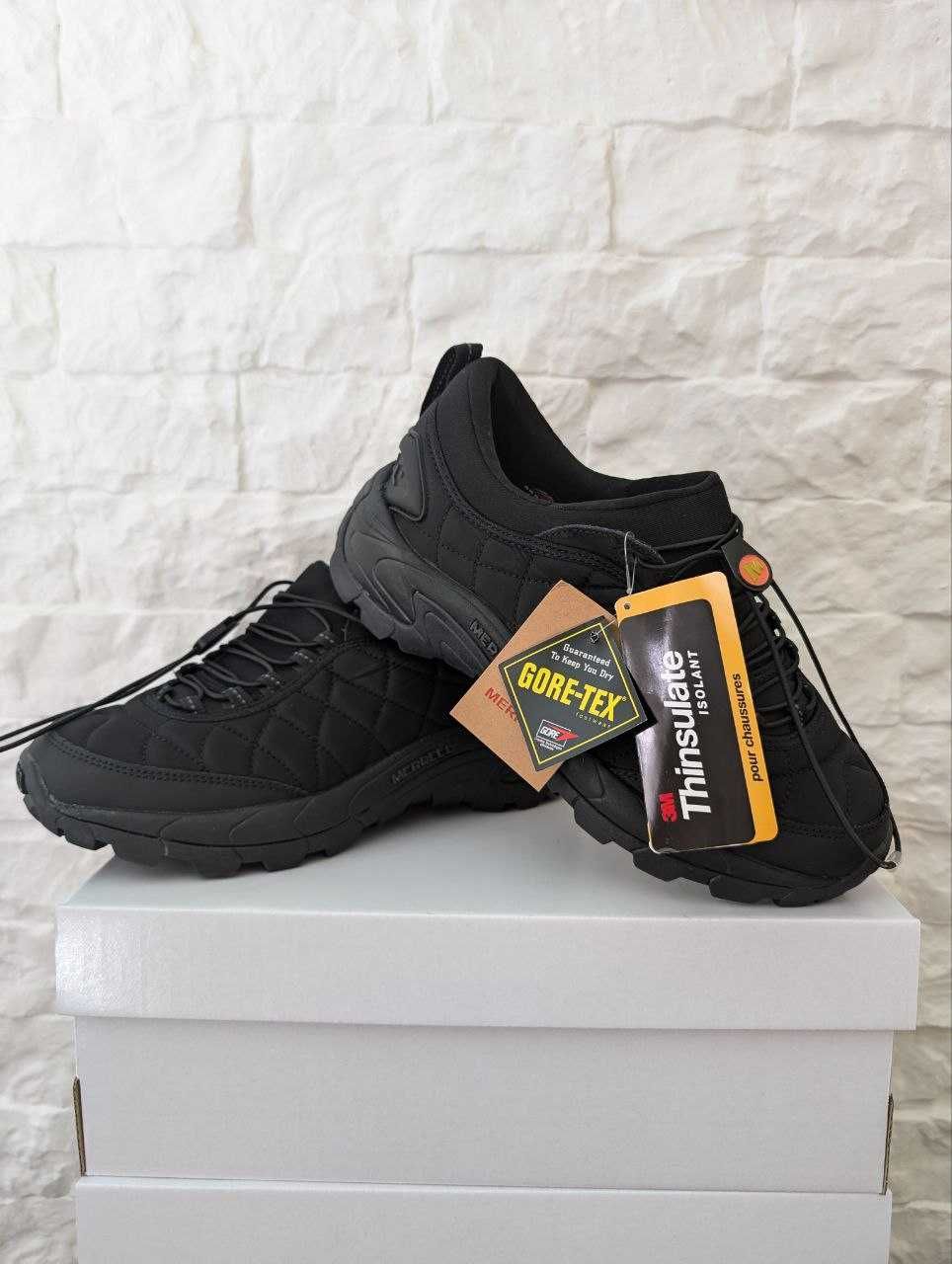 Зимові Чоловічі Кросівки Merrell Moc Black(Флис) 43-46 Без Предоплати