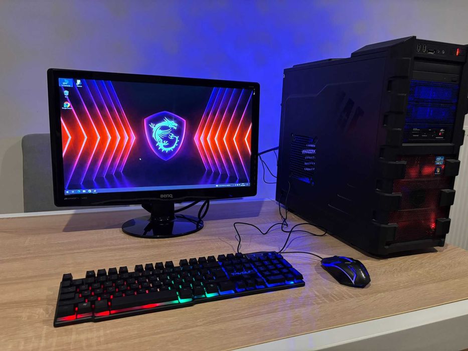 Zestaw Do Gier i5 4x3.7Ghz/Mocna Grafika/Ram-16GB/SSD+500GB/Monitor 22
