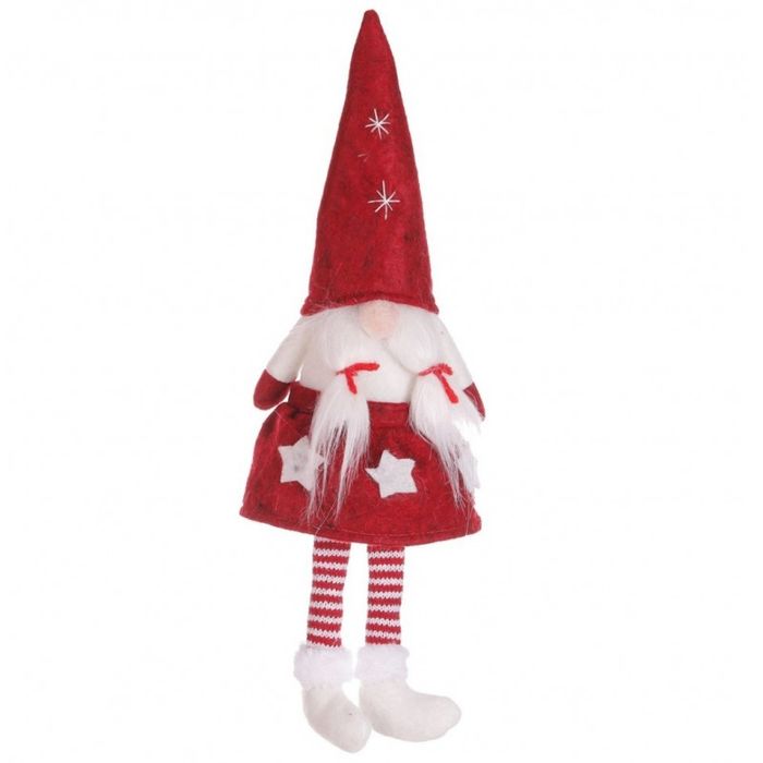 krasnal świąteczny boże narodzenie  32 cm z pluszu ksn07cze