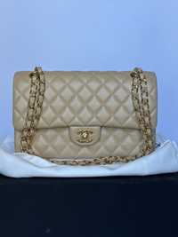 Torebka CC Chanel Flap Bag Medium 25.5 cm skóra jagnięca Wysyłka 24h