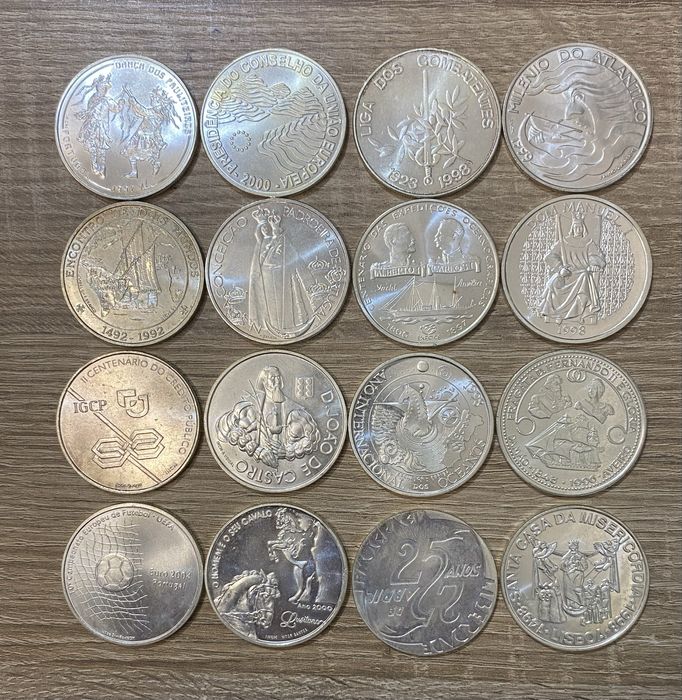 Moedas lote de 1000 escudos