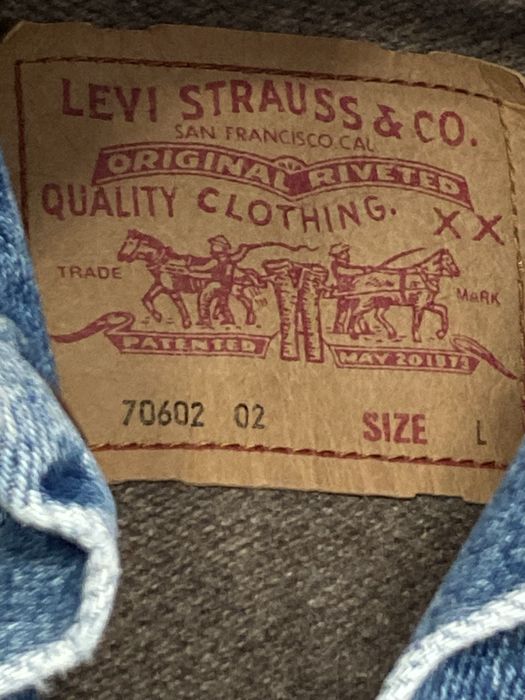 Kurtka typu trucker z podszewką z denimu i wełny marki Levi's