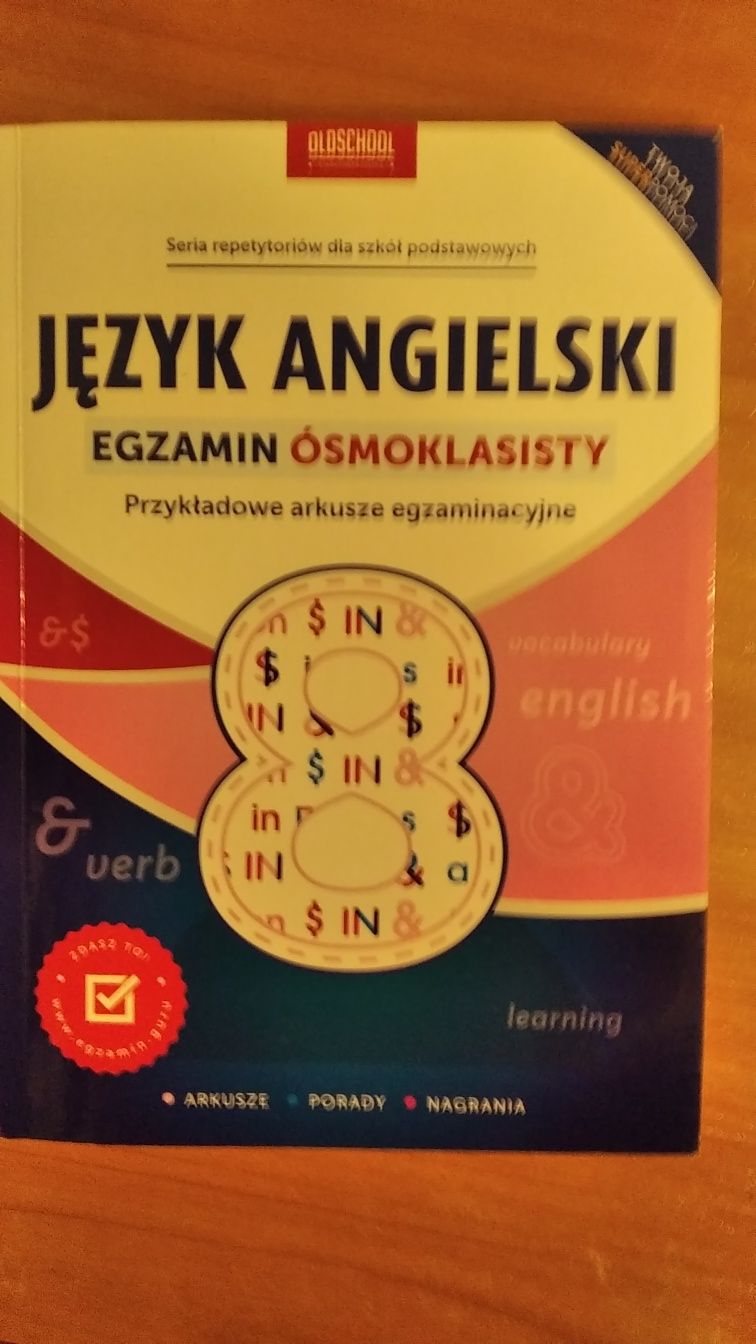 Język angielski egzamin ósmoklasisty. Przykładowe ark. egzaminacyjnee
