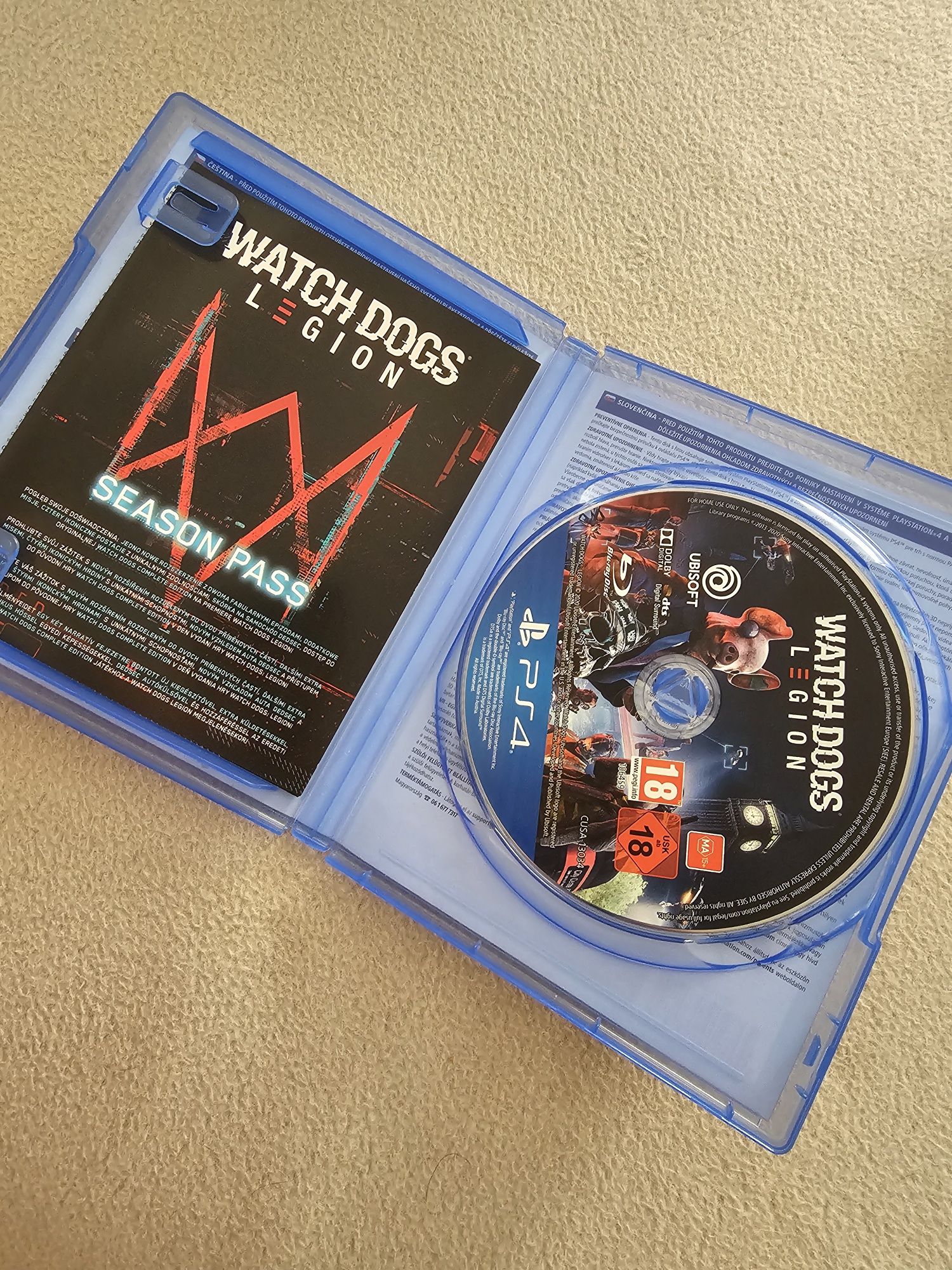 Watch Dogs - Legion ps4/ps5 "Gra w stanie idealnym"